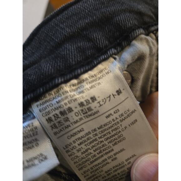 Levi’s 541 Athletic Taper Jeans Black Wash Men’s 38x32 - Picture 4 of 10